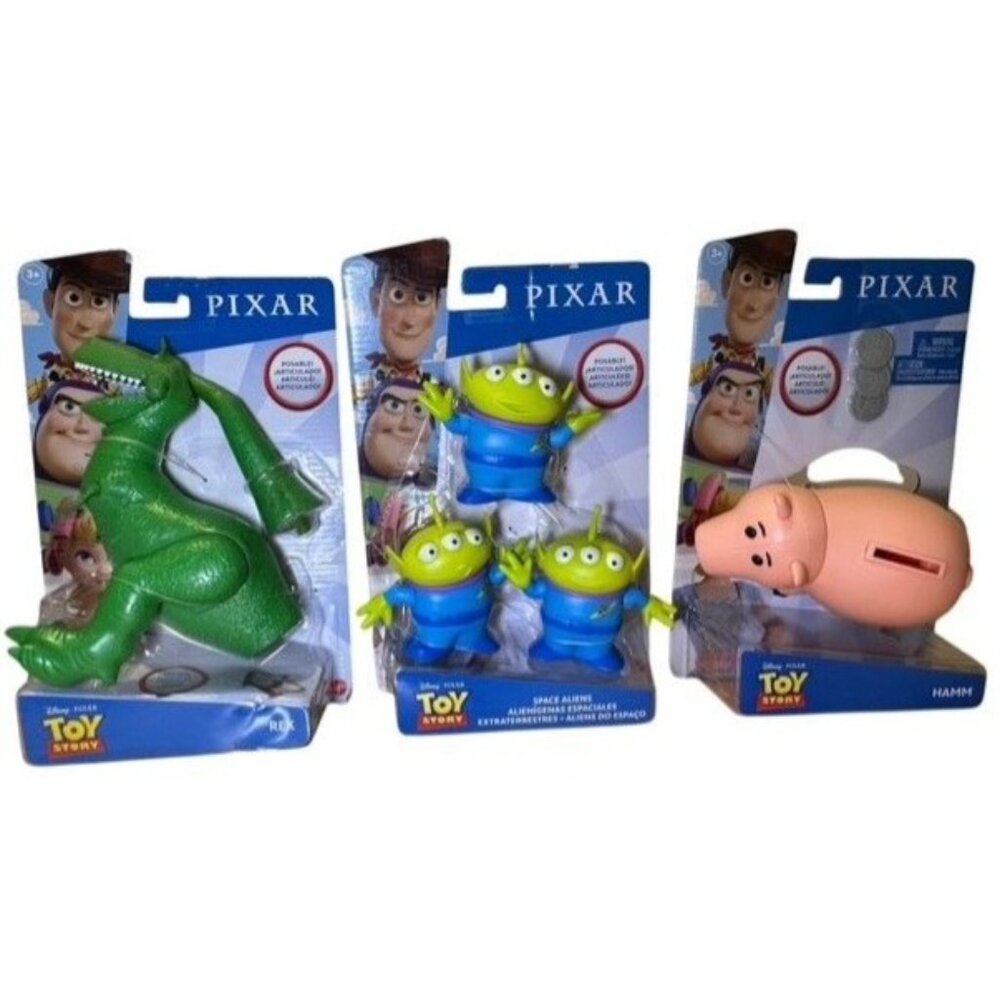 Disney Pixar Vintage Toy Story Action Figure Set‎ Woody Buzz and more NEW in Box - Picture 12 of 16